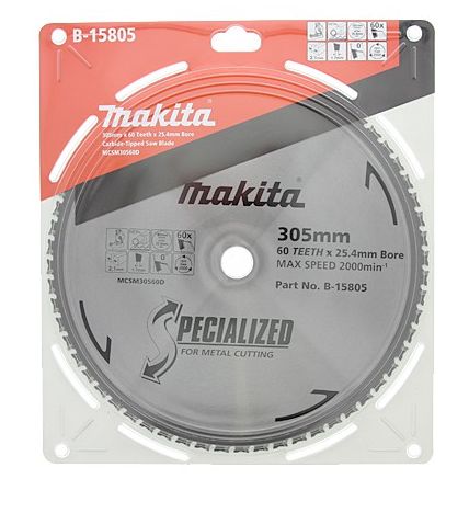 MAKITA ACC - SAW BLADE SPECIALIZED METAL CUTTING - 305 X 25.4 X 60T
